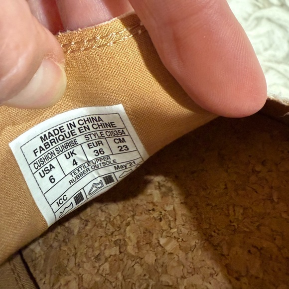 REEF‎ Women’s Cushion Sunrise White Canvas Platform Espadrilles Size 6 - Picture 11 of 12